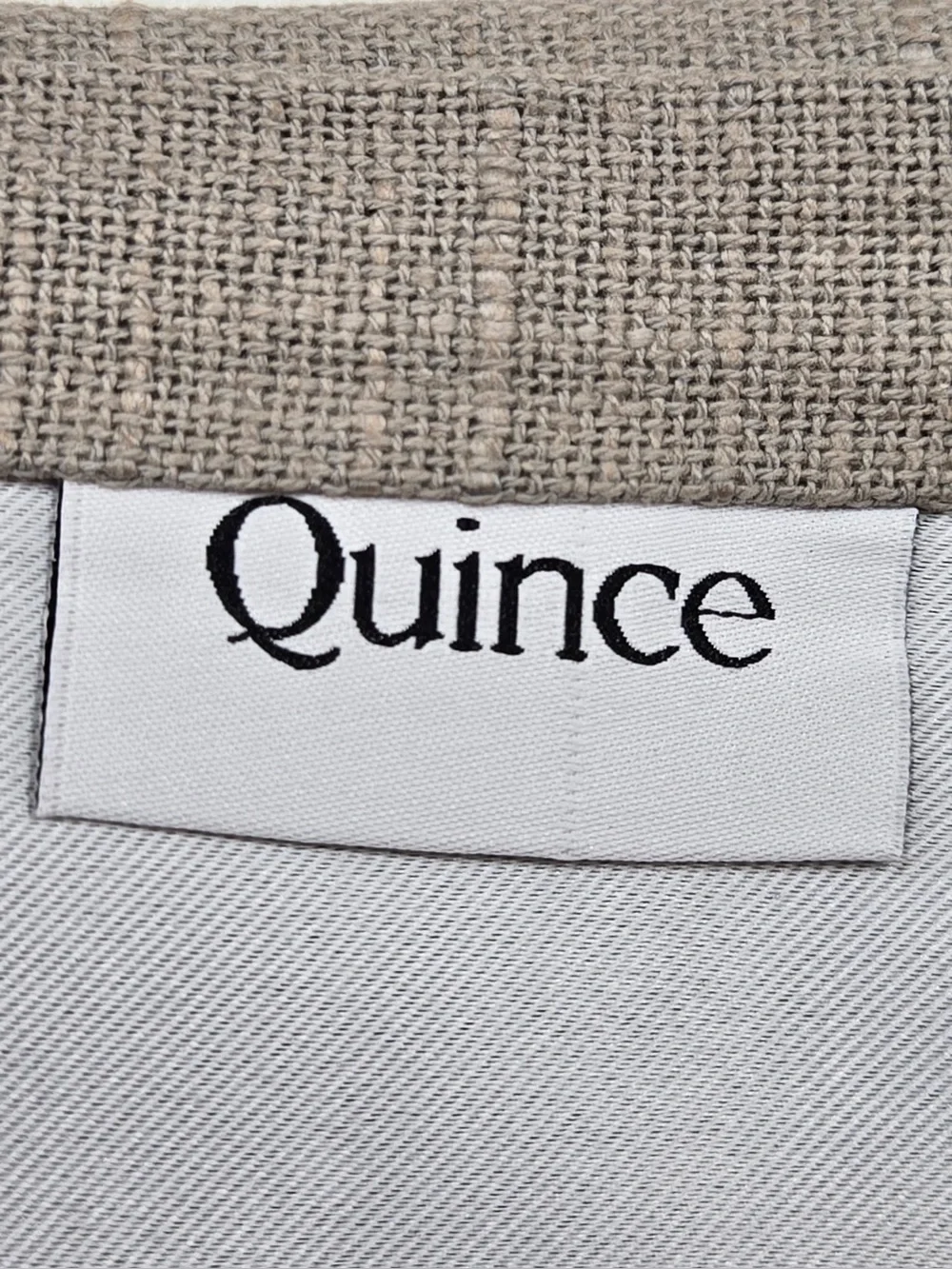 NWT QUINCE Set Of 2 48x96 Cotton Slub Room Darkening Curtains Grey 0834